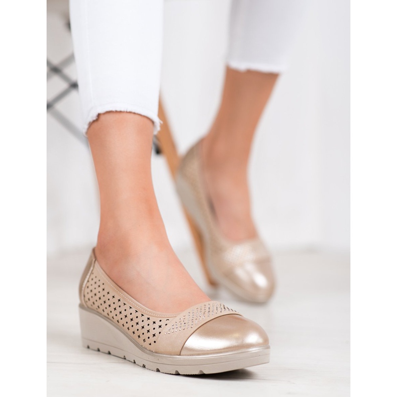 Comer Bombas con circonita cúbica marrón amarillo 1