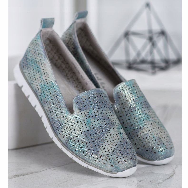 Filippo Señores de cuero en la plataforma azul 2