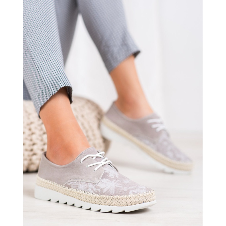 Filippo Zapatos de piel beige 1