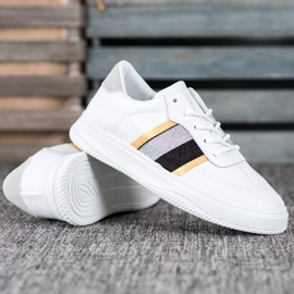 Small Swan Calzado deportivo de moda blanco 3