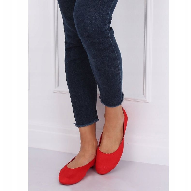 Bailarinas de mujer rojo suave NK17P Rojo 2