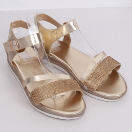 Sandalias mujer oro D-118 Gold dorado 3