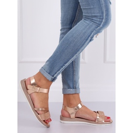 Sandalias de mujer Champagne D-118 Champagne rosa 2