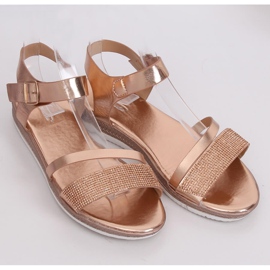 Sandalias de mujer Champagne D-118 Champagne rosado 4