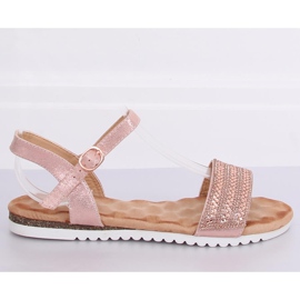 Sandalias de mujer rosa HT-69 Pink rosado 1