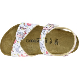 Sandalias Birkenstock Rio Plain Bfdd Kids 1015620 rosa 2