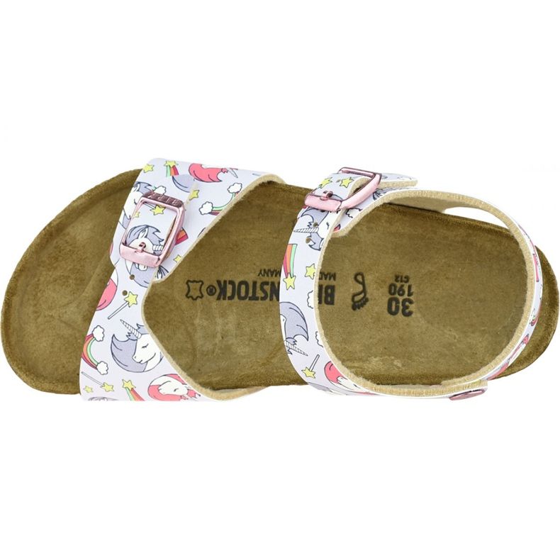 Sandalias Birkenstock Rio Plain Bfdd Kids 1015620 rosado 2