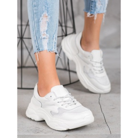 Filippo Zapatillas de cuero blancas blanco 1