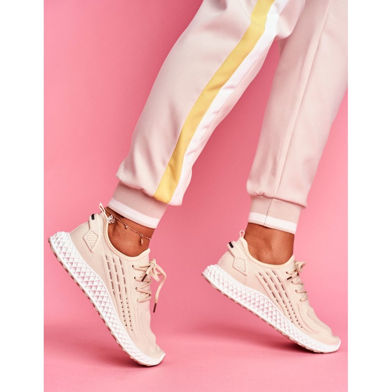 Zapatillas Sport Mujer Beige Claro Mersea 2