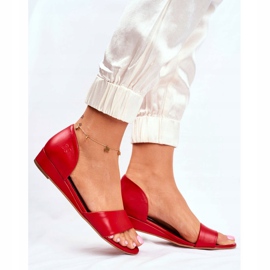 Sandalias Mujer Maciejka Leather Red 1971 Nomara rojo 1