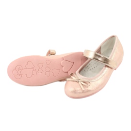 Bailarinas Golden Rose con lazo American Club GC03 / 20 rosado amarillo 4