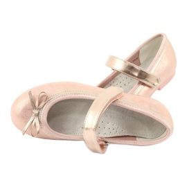 Bailarinas Golden Rose con lazo American Club GC03 / 20 rosado amarillo 5