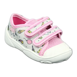 Calzado infantil befado 907P115 rosa plata gris 2