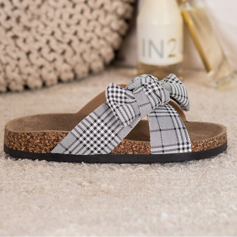 Zapatillas VINCEZA de moda blanco negro 2