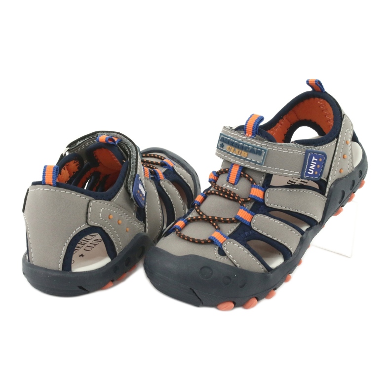 Sandalias para niño American Club DR04 / 20 naranja 3
