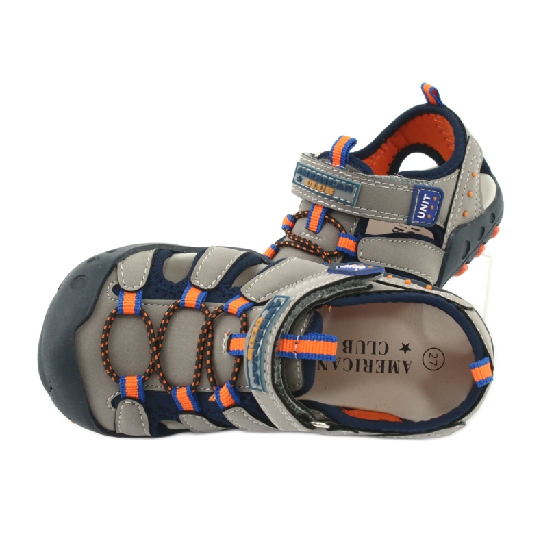 Sandalias para niño American Club DR04 / 20 naranja 5