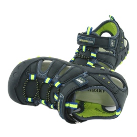 Sandalias para niño American Club DR04 / 20 azul marino verde 4