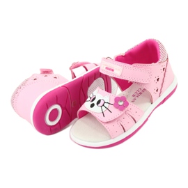 American Club DR22/20 sandalias americanas gatitos rosados ​​para niñas 3