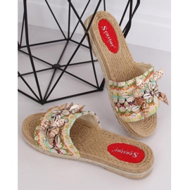 Sandalias con conchas YQ229P Rojo multicolor 1