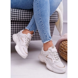 BUGO Zapatos Deportivos Mujer Beige Glitter Winchester 2