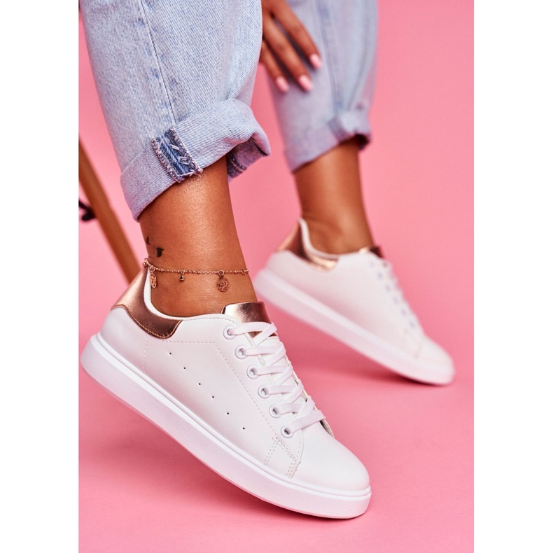 SEA Zapatillas Deportivas de Mujer Blancas con Tacón Champagne Milly blanco rosado 1 SEA Zapatillas Deportivas de Mujer Blancas con Tacón Champagne Milly blanco rosado 1