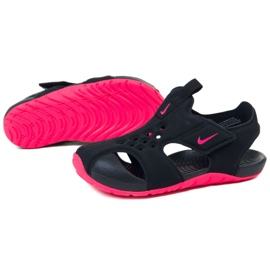 Calzado Nike Sunray Protect 2 Jr 943827-003 negro rosa 1