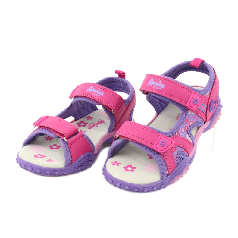 Sandalias de niña American Club HL17 / 19 violeta 2