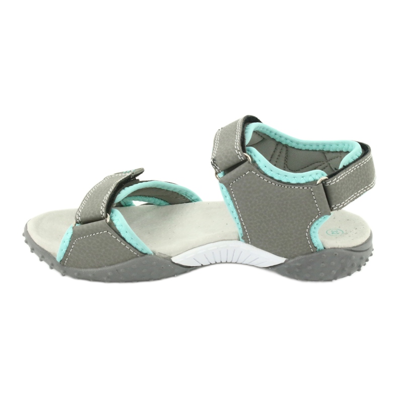 American Club Sandalias deportivas Gran inserto de cuero RL26/20 gris 1