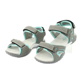 American Club Sandalias deportivas Gran inserto de cuero RL26/20 gris 2