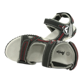 Sandalias deportivas niño American Club RL19/19 negro/gris 4