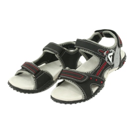 Sandalias deportivas niño American Club RL19/19 negro/gris 2