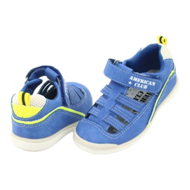 American Club Sandalias de niños Inserto de cuero GC12/20 Azul 3