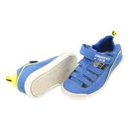 American Club Sandalias de niños Inserto de cuero GC12/20 Azul 4