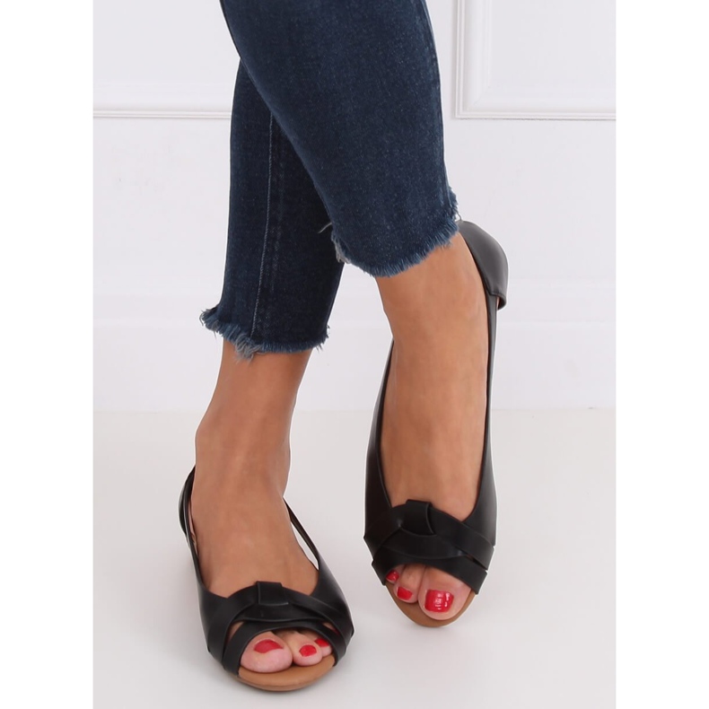 Bailarinas de corte negro CC221P Negro 1 Bailarinas de corte negro CC221P Negro 1