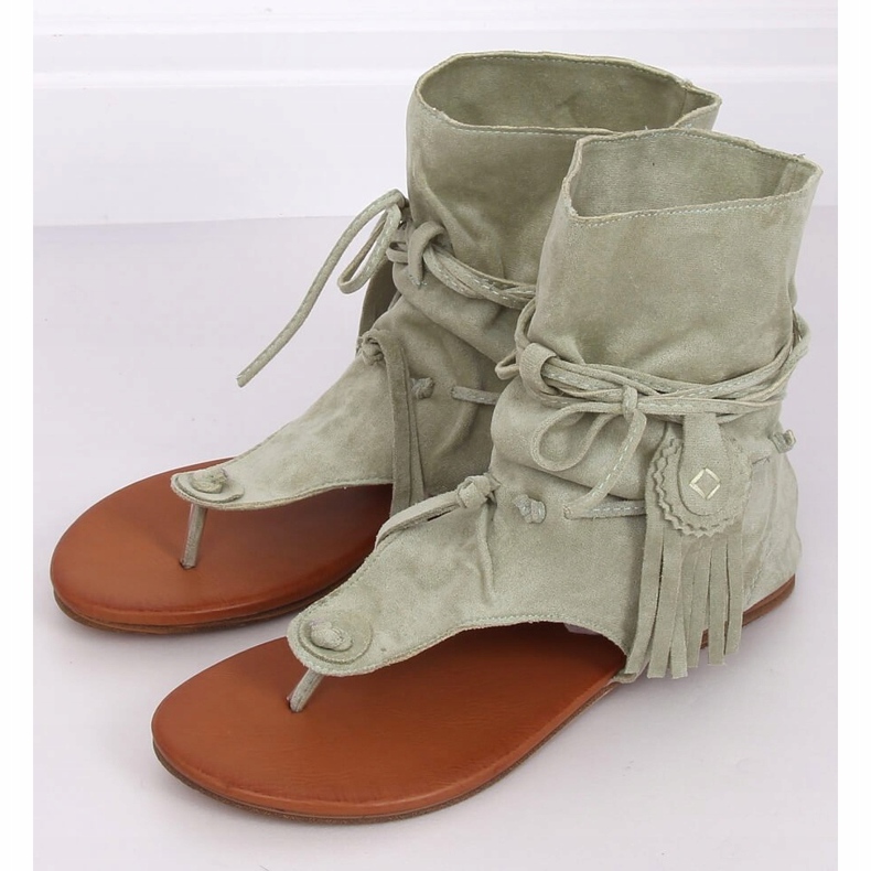 Chanclas con parte superior celadón SL1010P Verde 1 Chanclas con parte superior celadón SL1010P Verde 1