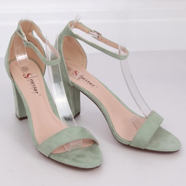 Sandalias de tacón celadon CD59P Verde 1