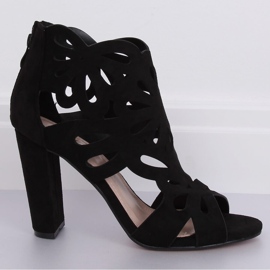 Botas negras de tacón calado M304P Negro 5