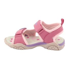 American Club Sandalias de niña de color púrpura HL17/19 americano rosa 1