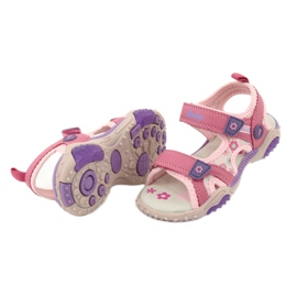 American Club Sandalias de niña de color púrpura HL17/19 americano rosado 3