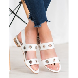 Kylie Sandalias blancas casuales blanco 1 Kylie Sandalias blancas casuales blanco 1