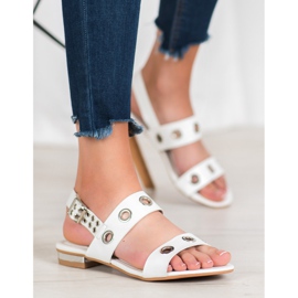 Kylie Sandalias blancas casuales blanco 5