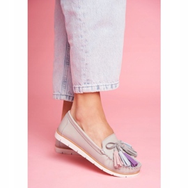 EVE Mocasines Mujer Piel Gris Bebbo 4