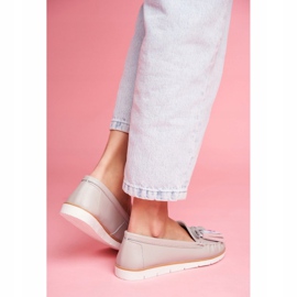 EVE Mocasines Mujer Piel Gris Bebbo 5