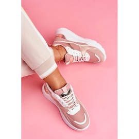 SEA Zapatillas deportivas de mujer Sneakers Blanco y Rosa Martina rosado 4