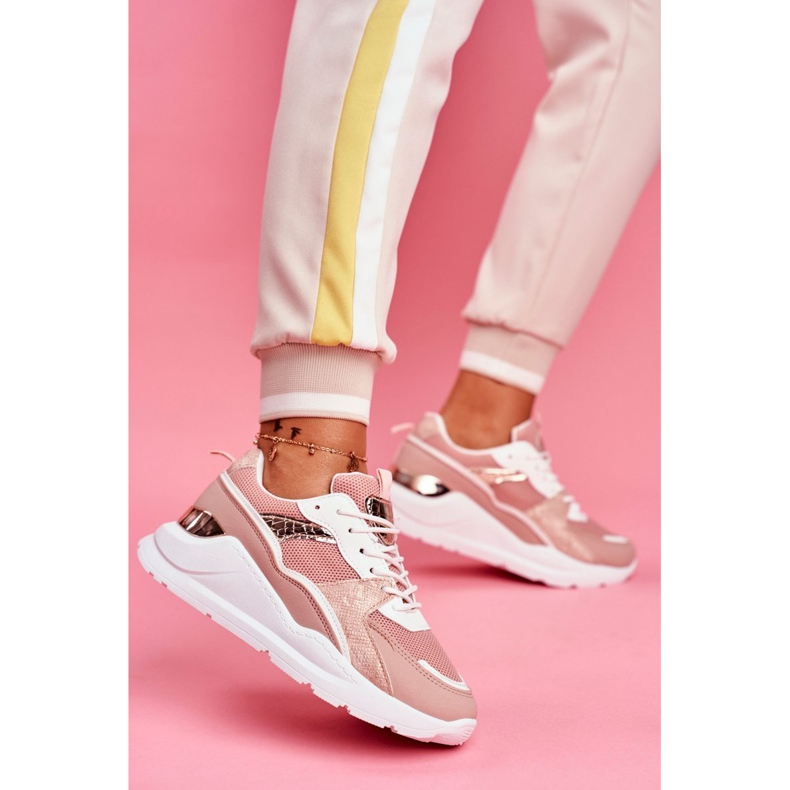 SEA Zapatillas deportivas de mujer Sneakers Blanco y Rosa Martina rosado 1