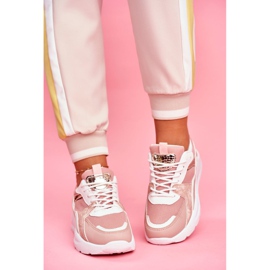 SEA Zapatillas deportivas de mujer Sneakers Blanco y Rosa Martina 2