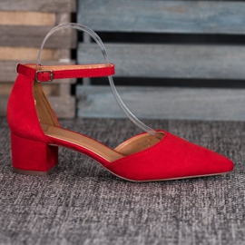 Small Swan Bombas con estilo rojo 5