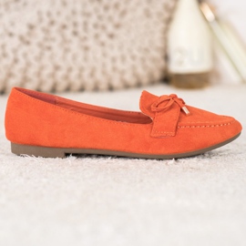 Small Swan Mocasines naranjas 3