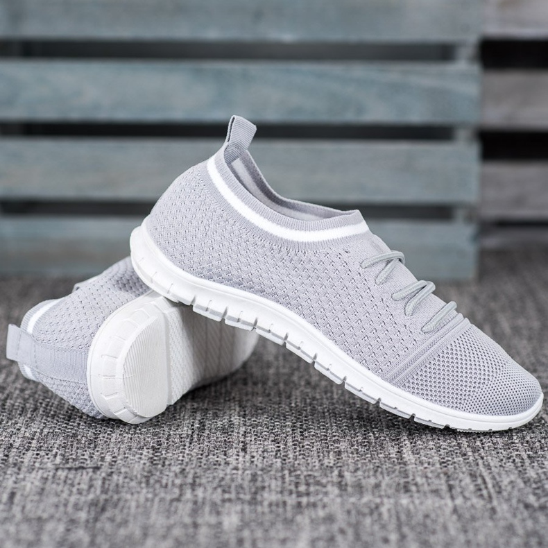 Bella Paris Calzado deportivo sin cordones gris 1