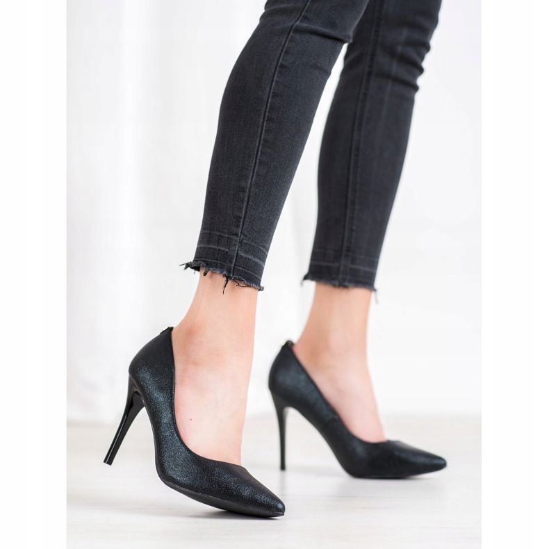 Goodin Tacones altos elegantes negro 2